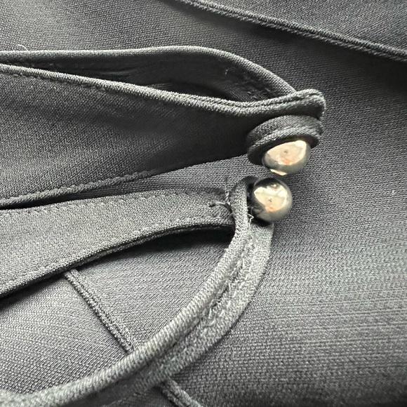 ❤️HP❤️EUC VTG 90s FENDI low back deep v black midi dress - Picture 6 of 13